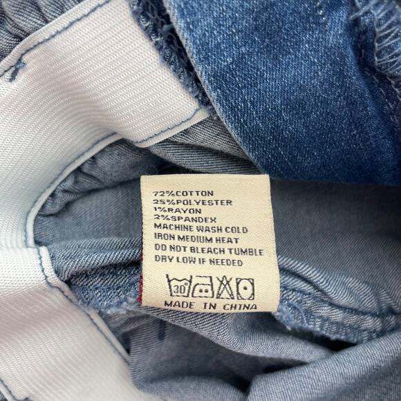 Denim Blvd Paper Bag
 Skirt Small Pockets Paper Bag Waist Mini Stretch Vacation - Picture 8 of 10